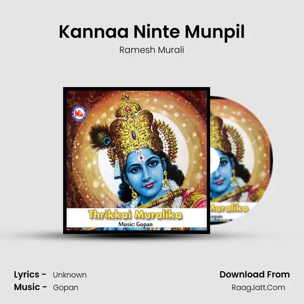 Kannaa Ninte Munpil MP3 Song by Ramesh Murali Cover