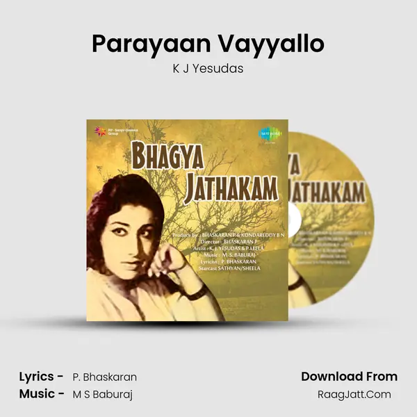 Parayaan Vayyallo MP3 Song by K J Yesudas Cover