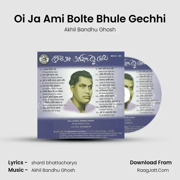 Oi Ja Ami Bolte Bhule Gechhi MP3 Song by Akhil Bandhu Ghosh Cover