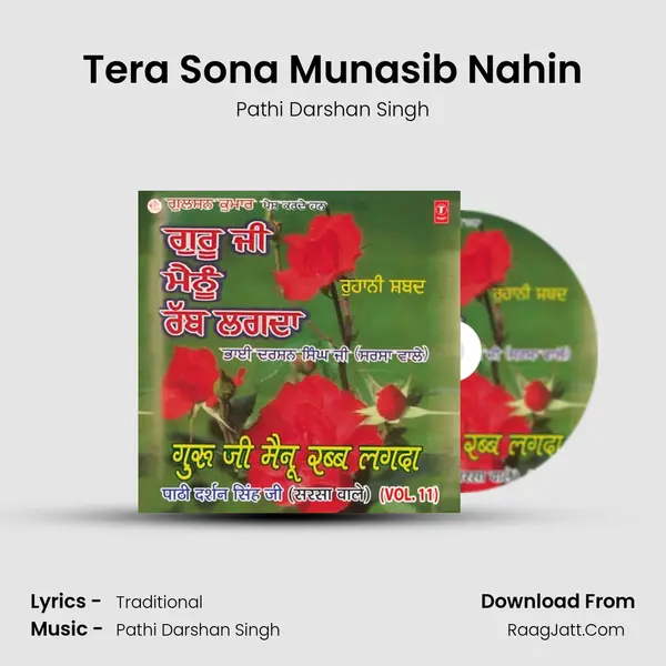 Tera Sona Munasib Nahin MP3 Song by Pathi Darshan Singh Cover