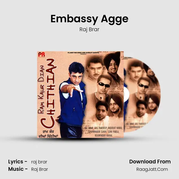 Embassy Agge MP3 Song by Raj Brar Cover
