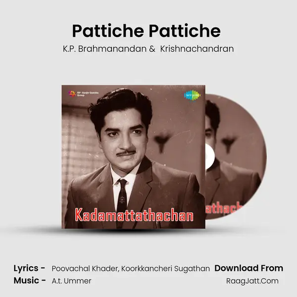 Pattiche Pattiche (Kettiyone) MP3 Song by K.P. Brahmanandan Cover