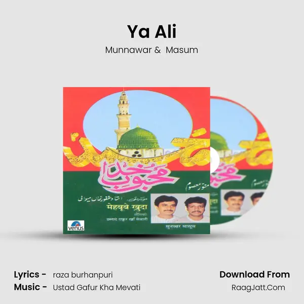 Ya Ali MP3 Song by Munnawar Cover