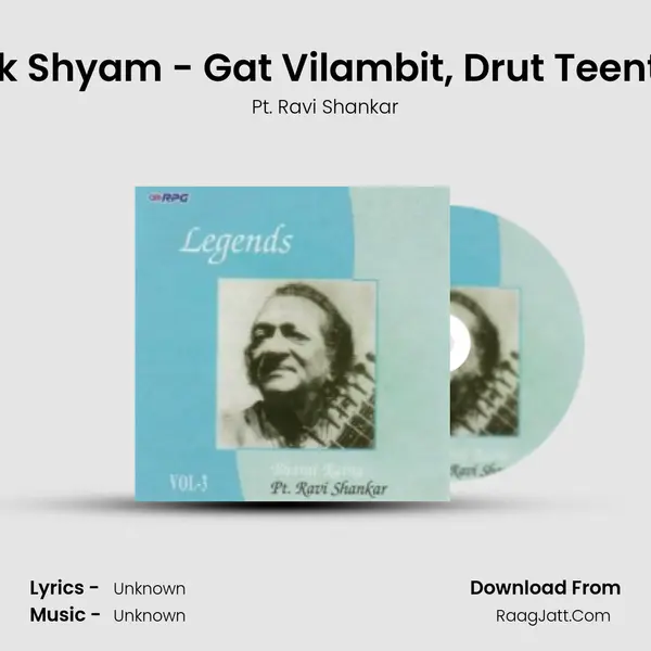 Tilak Shyam - Gat Vilambit, Drut Teentaal MP3 Song by Pt. Ravi Shankar Cover