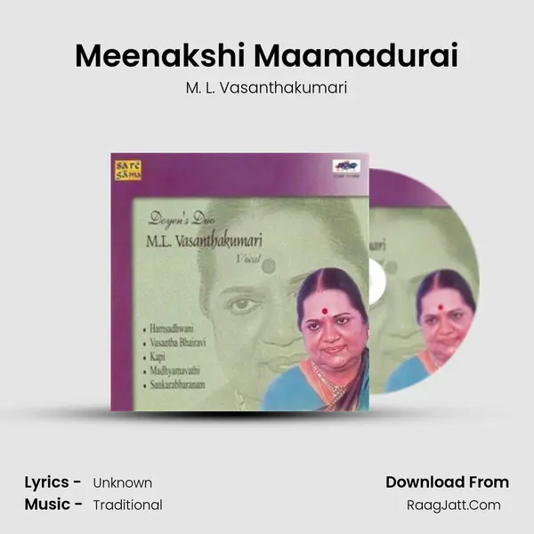 Meenakshi Maamadurai MP3 Song by M. L. Vasanthakumari Cover