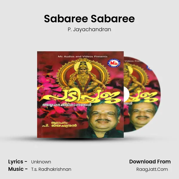 Sabaree Sabaree MP3 Song by P. Jayachandran Cover