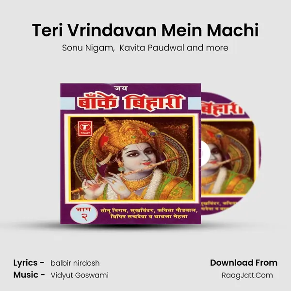 Teri Vrindavan Mein Machi MP3 Song by Sonu Nigam Cover