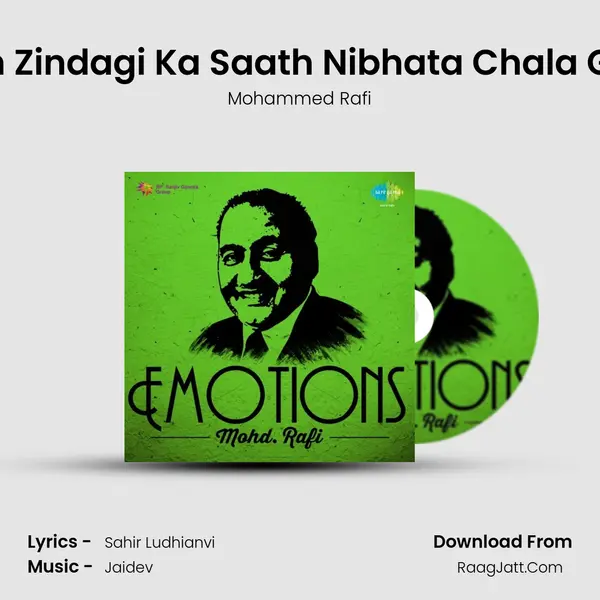 Main Zindagi Ka Saath Nibhata Chala Gaya Cover