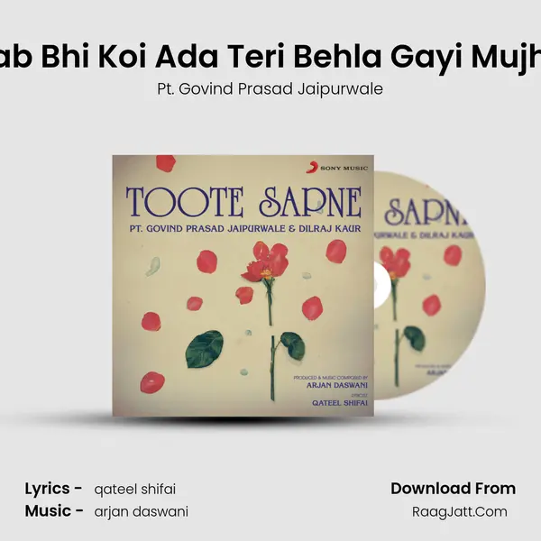 Jab Bhi Koi Ada Teri Behla Gayi Mujhe MP3 Song by Pt. Govind Prasad Jaipurwale Cover