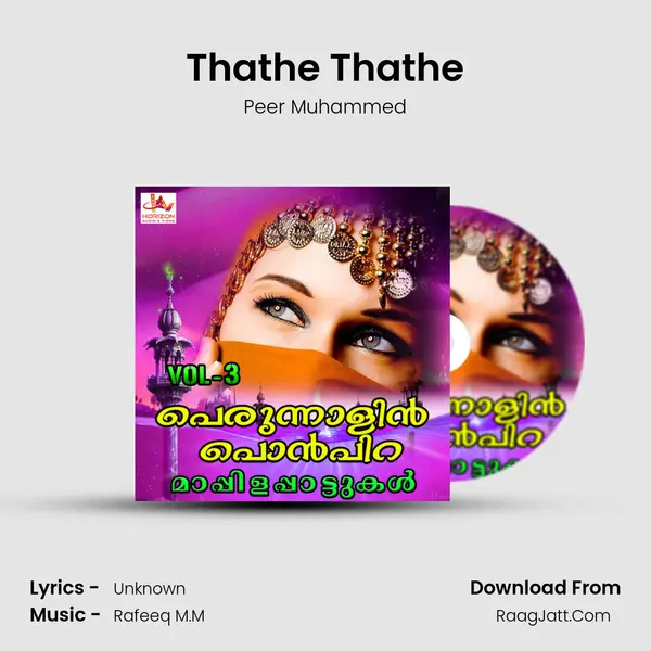 Thathe Thathe MP3 Song by Peer Muhammed Cover