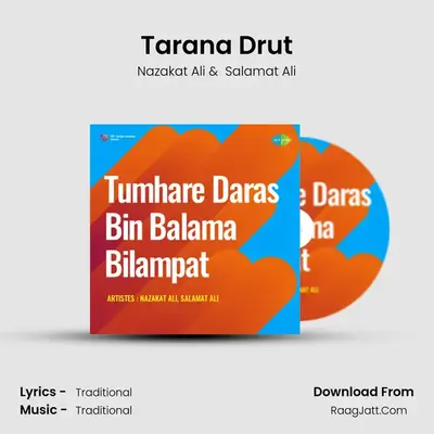 Tarana Drut MP3 Song by Nazakat Ali Cover