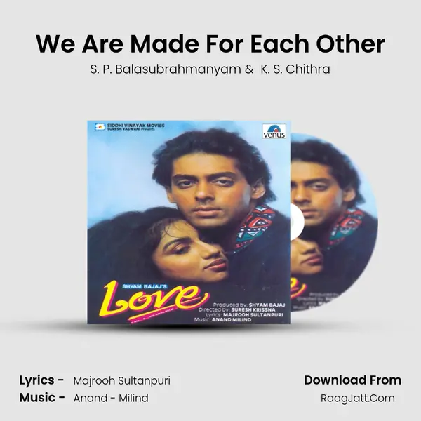 We Are Made For Each Other MP3 Song by S. P. Balasubrahmanyam Cover