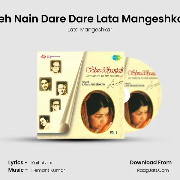 Yeh Nain Dare Dare Lata Mangeshkar MP3 Song by Lata Mangeshkar Cover