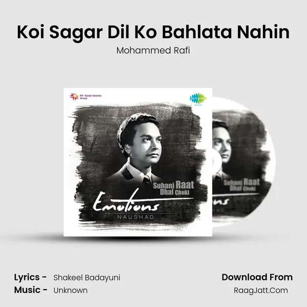 Koi Sagar Dil Ko Bahlata Nahin Cover