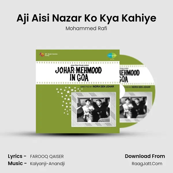 Aji Aisi Nazar Ko Kya Kahiye MP3 Song by Mohammed Rafi Cover