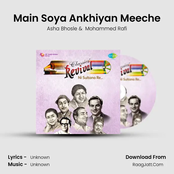 Main Soya Ankhiyan Meeche Cover