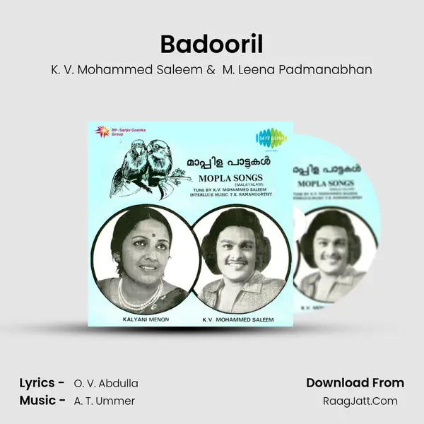 Badooril MP3 Song by K. V. Mohammed Saleem Cover