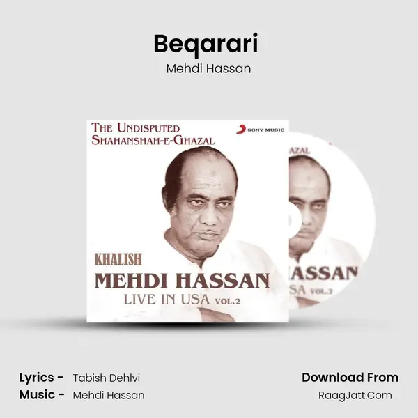 Beqarari (Live) MP3 Song by Mehdi Hassan Cover