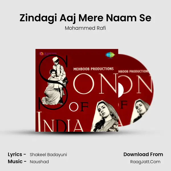 Zindagi Aaj Mere Naam Se MP3 Song by Mohammed Rafi Cover