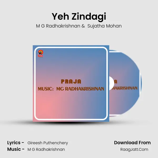 Yeh Zindagi MP3 Song by M G Radhakrishnan Cover