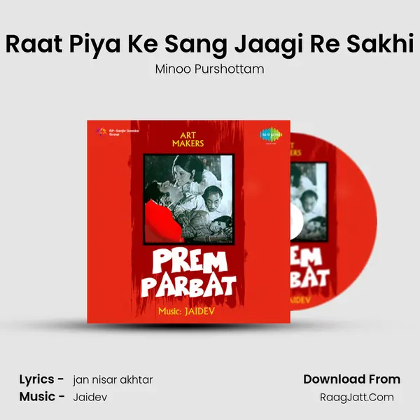 Raat Piya Ke Sang Jaagi Re Sakhi MP3 Song by Minoo Purshottam Cover