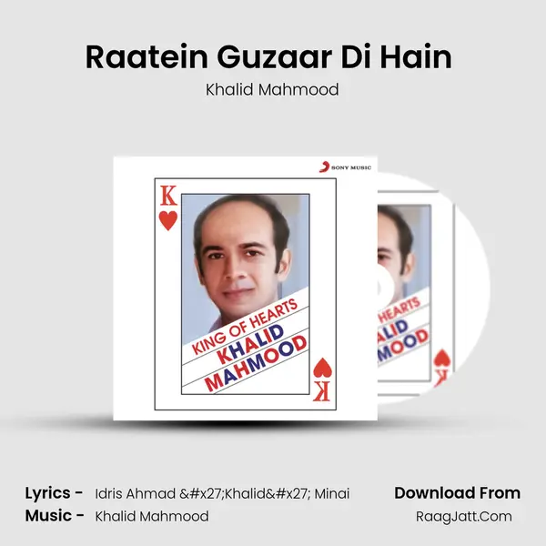 Raatein Guzaar Di Hain (Live) MP3 Song by Khalid Mahmood Cover