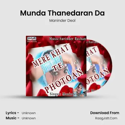Munda Thanedaran Da MP3 Song by Maninder Deol Cover