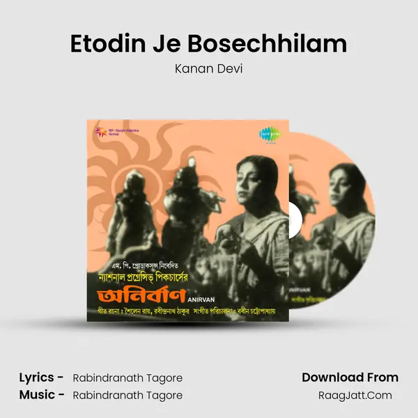 Etodin Je Bosechhilam MP3 Song by Kanan Devi Cover