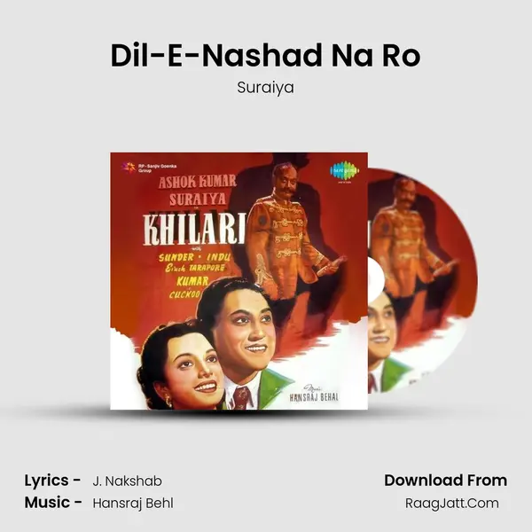 Dil-E-Nashad Na Ro MP3 Song by Suraiya Cover