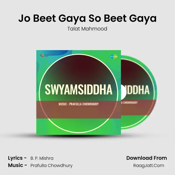 Jo Beet Gaya So Beet Gaya MP3 Song by Talat Mahmood Cover