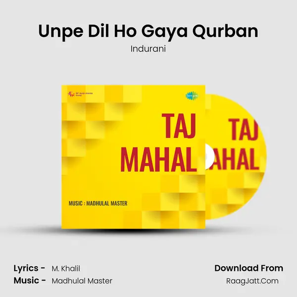 Unpe Dil Ho Gaya Qurban MP3 Song by Indurani Cover