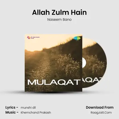 Allah Zulm Hain MP3 Song by Naseem Bano Cover