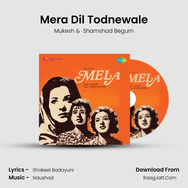 Mera Dil Todnewale MP3 Song by Mukesh Cover