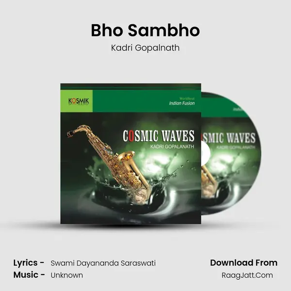Bho Sambho MP3 Song by Kadri Gopalnath Cover