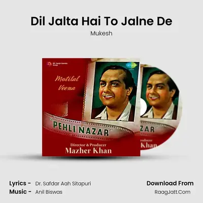 Dil Jalta Hai To Jalne De MP3 Song by Mukesh Cover