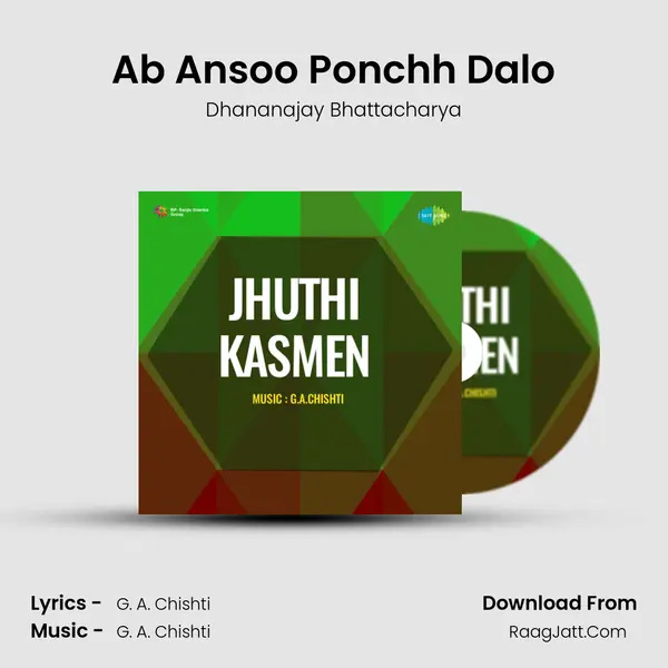 Ab Ansoo Ponchh Dalo MP3 Song by Dhananajay Bhattacharya Cover