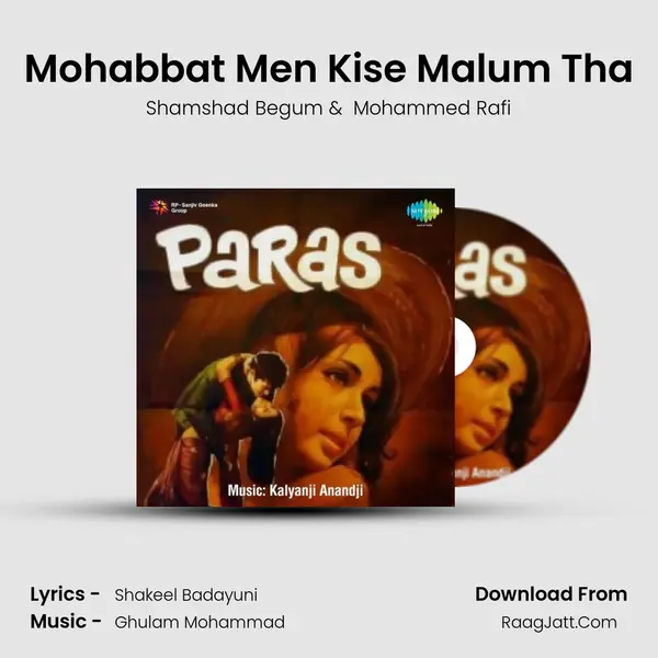 Mohabbat Men Kise Malum Tha MP3 Song by Shamshad Begum Cover