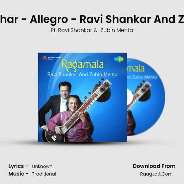 Mian Ki Malhar - Allegro - Ravi Shankar And Zubin Mehta MP3 Song by Pt. Ravi Shankar Cover