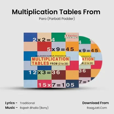 Multiplications Tables - Paro (Parbati Podder)