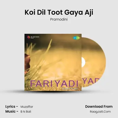 Koi Dil Toot Gaya Aji MP3 Song by Pramodini Cover