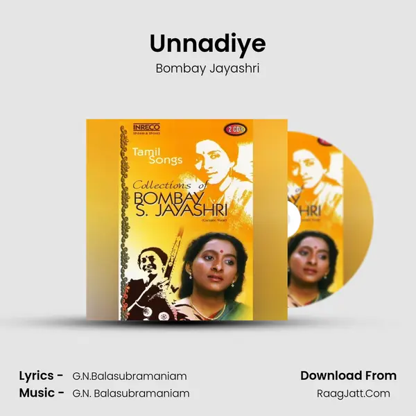 Unnadiye MP3 Song by Bombay Jayashri Cover