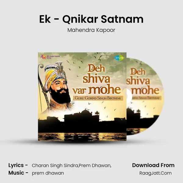 Ek - Qnikar Satnam Cover