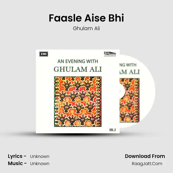 Faasle Aise Bhi MP3 Song by Ghulam Ali Cover