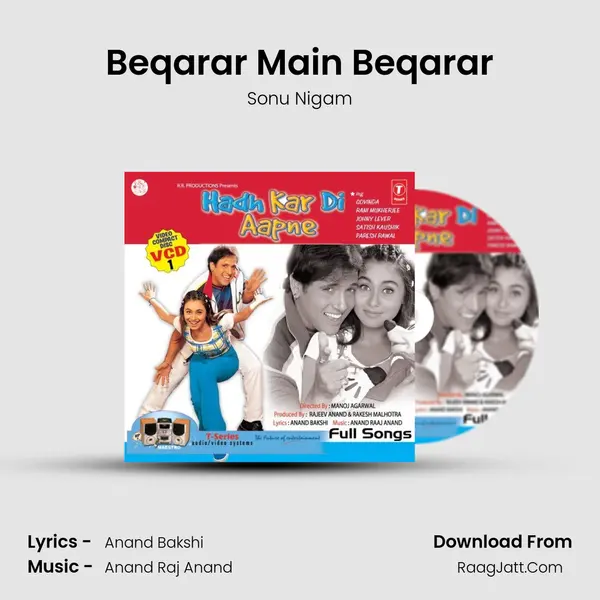 Beqarar Main Beqarar MP3 Song by Sonu Nigam Cover