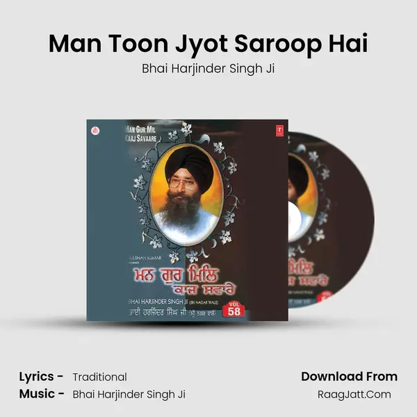 Man Toon Jyot Saroop Hai MP3 Song by Bhai Harjinder Singh Ji Cover