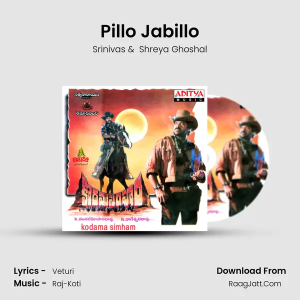 Pillo Jabillo MP3 Song by Srinivas Cover