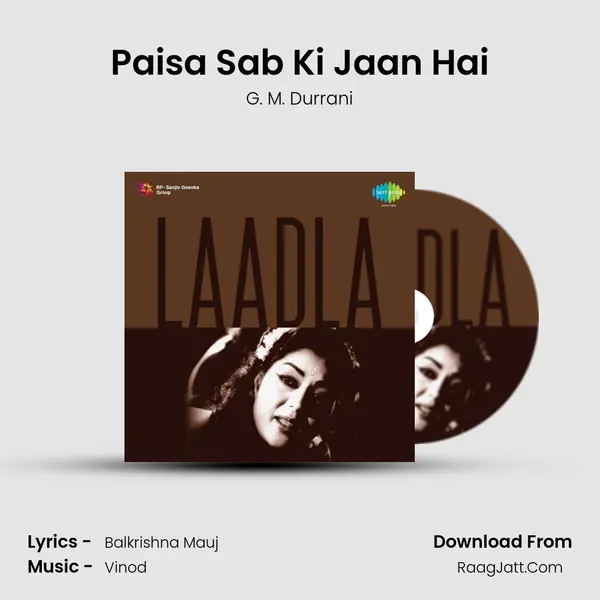 Paisa Sab Ki Jaan Hai MP3 Song by G. M. Durrani Cover