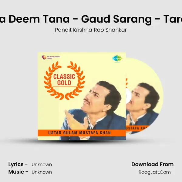 Dara Deem Tana - Gaud Sarang - Tarana MP3 Song by Pandit Krishna Rao Shankar Cover