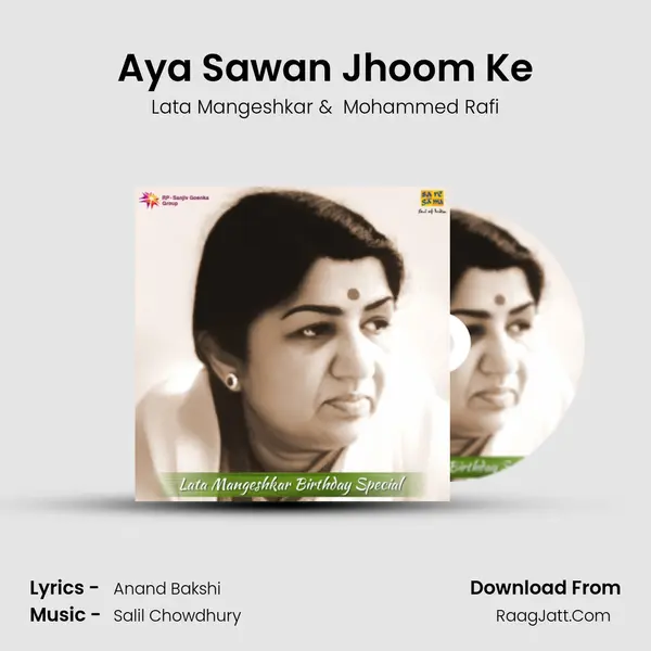 Aya Sawan Jhoom Ke MP3 Song by Lata Mangeshkar Cover