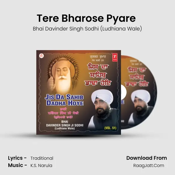 Tere Bharose Pyare (Vyakhya Sahit) MP3 Song by Bhai Davinder Singh Sodhi (Ludhiana Wale) Cover